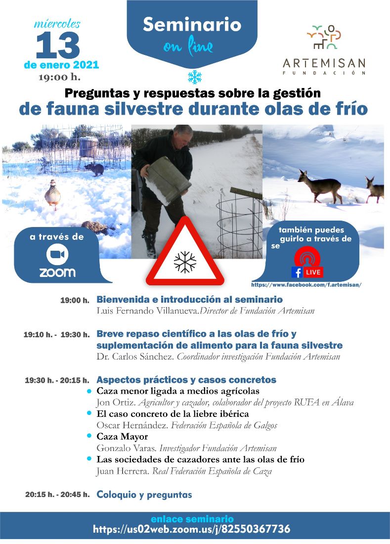 Seminario gestión fauna silvestre en ola de frío
