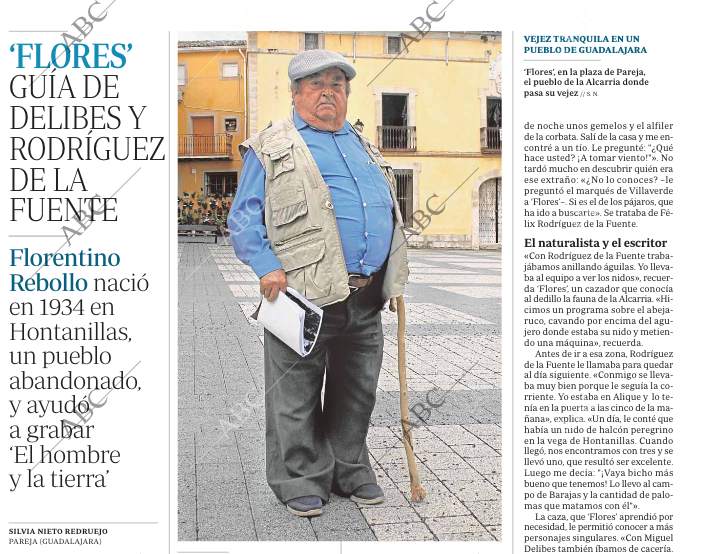 Vista del reportaje Flores, guía de Delibes y Rodríguez de la Fuente, ganador del Premio del I Premio de Periodismo Mundo Rural