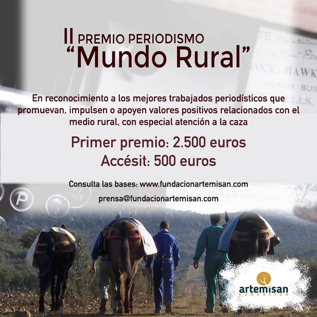 Segundo premio de periodismo Mundo Rural