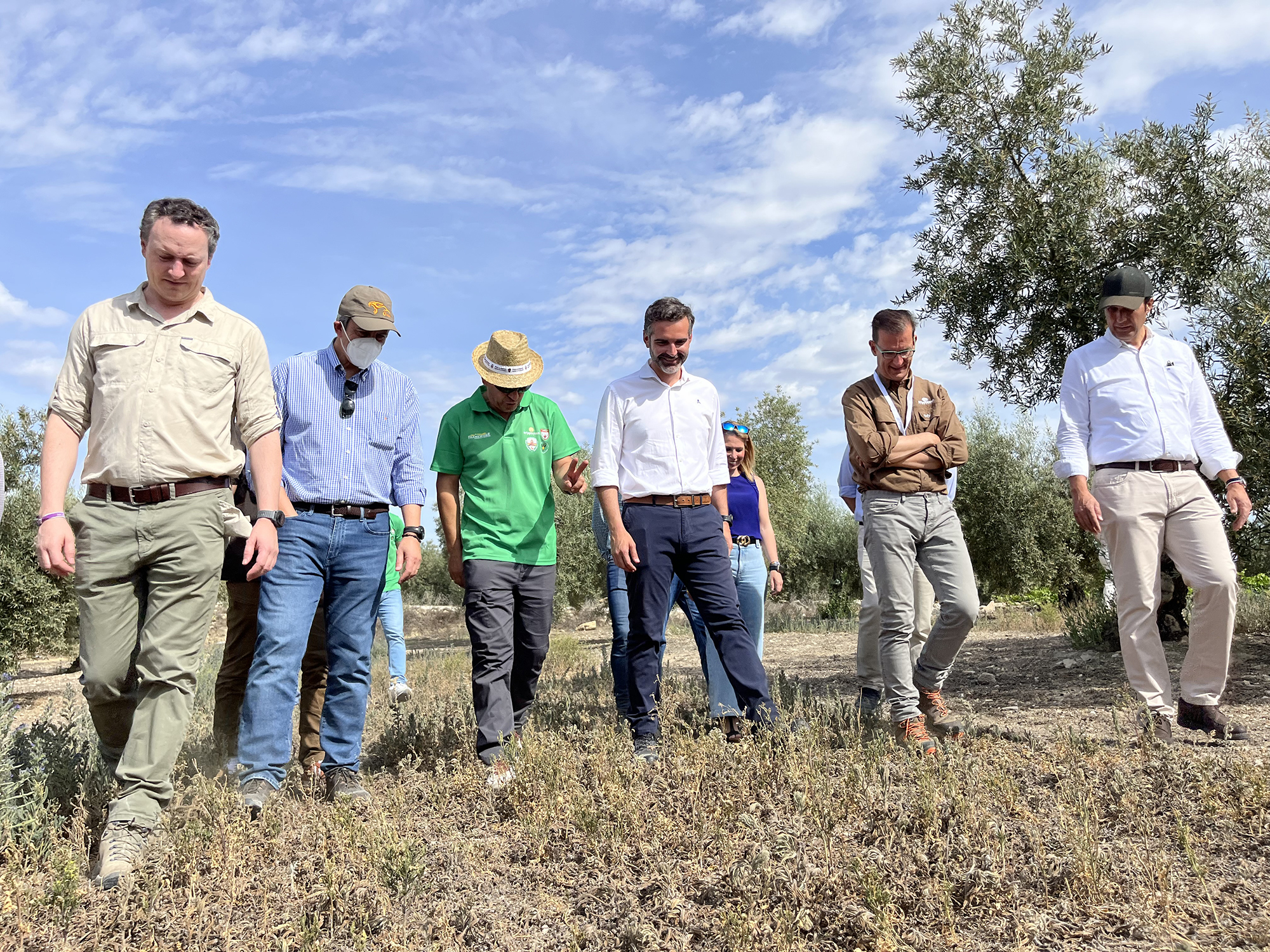 Visita consejero de Andalucía al Proyecto Framework