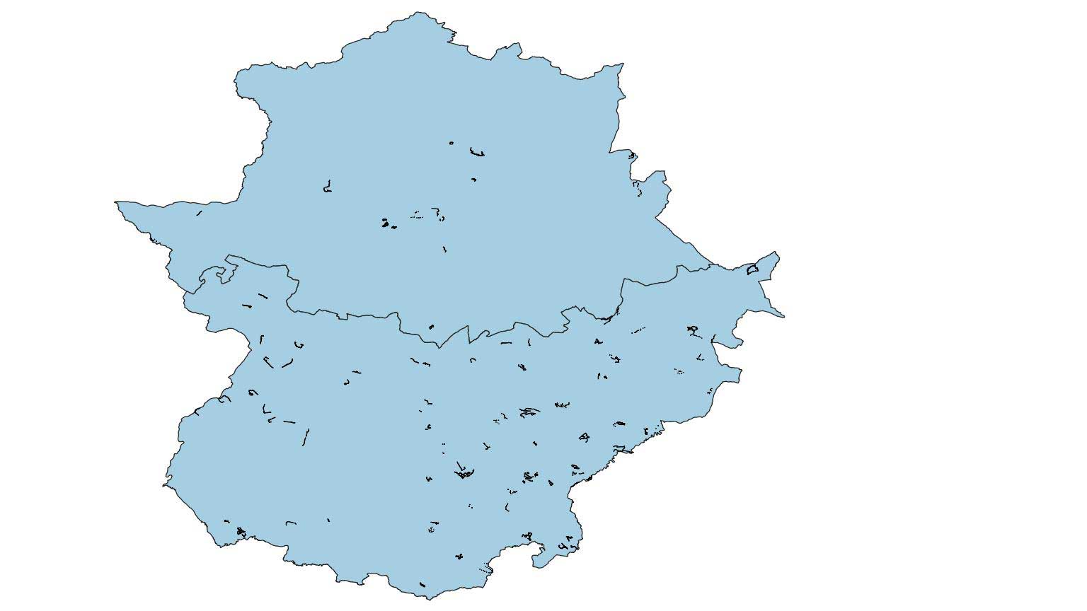 Censos de tórtola realizados en Extremadura durante el año 2022