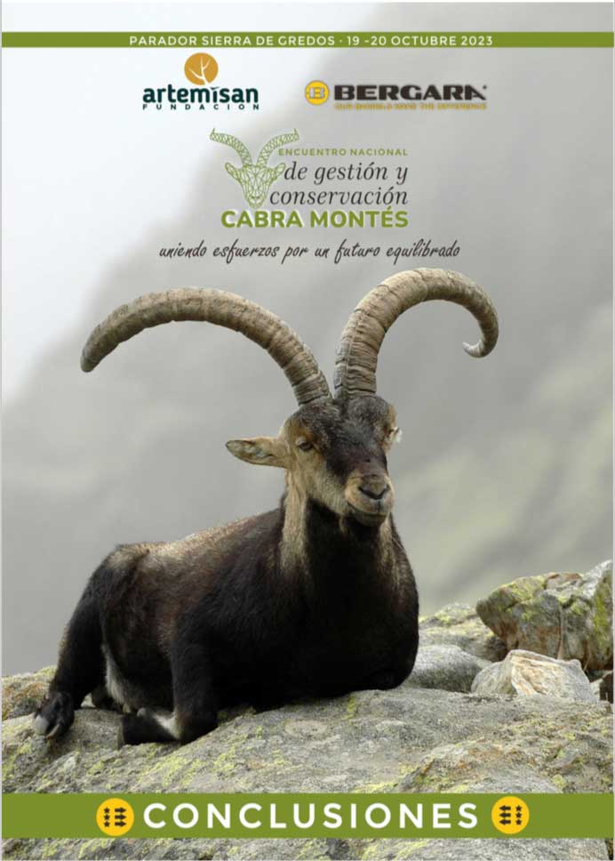 Portada documento conclusiones encuentro reservas de caza de cabra montés
