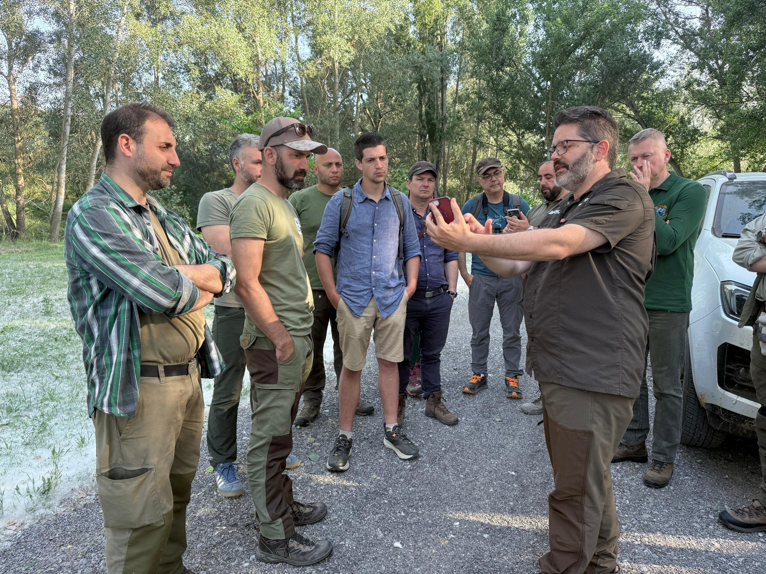 europeos conocen el proyecto coturnix de seguimiento de codorniz