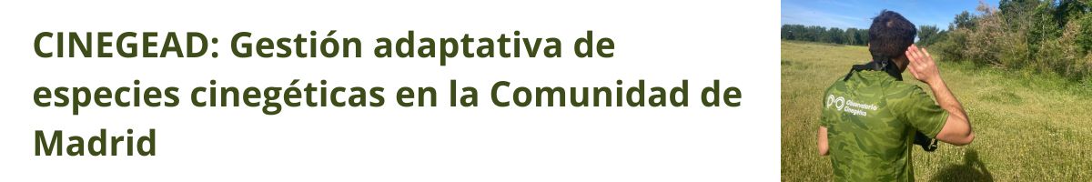 cinegead movil Gestión adaptativa de especies cinegéticas en la Comunidad de Madrid