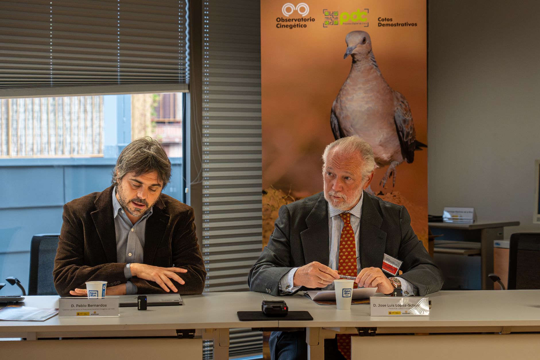 presentación resultados convenio ministerio de agricultura, observatorio cinegetico, cotos demostrativos y precinto digital de caza