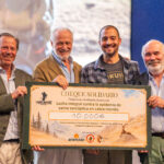 Entrega cheque marco polo pedro ampuero sarna cabra montés