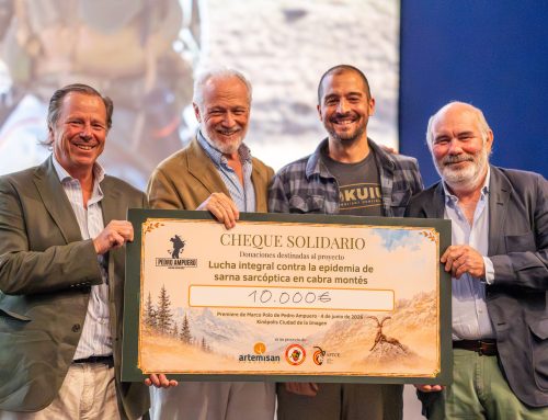 La premier de ‘Marco Polo, de Pedro Ampuero, recauda más de 10.000 euros para la conservación y la lucha contra la sarna en la cabra montés