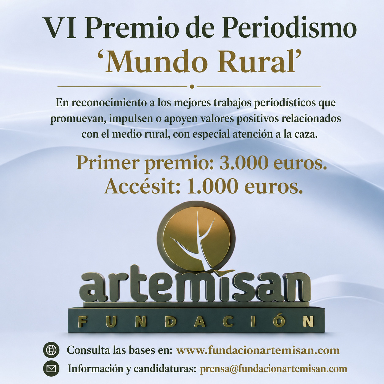 VI Premio de Periodismo Mundo Rural