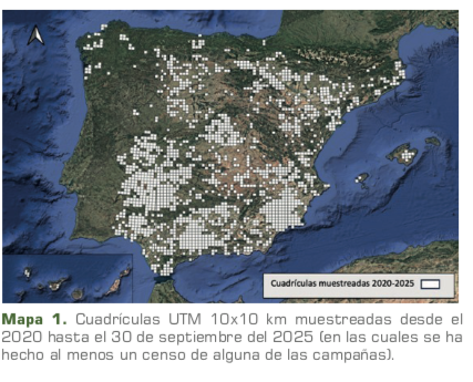 mapa censos observatorio cinegético 2025